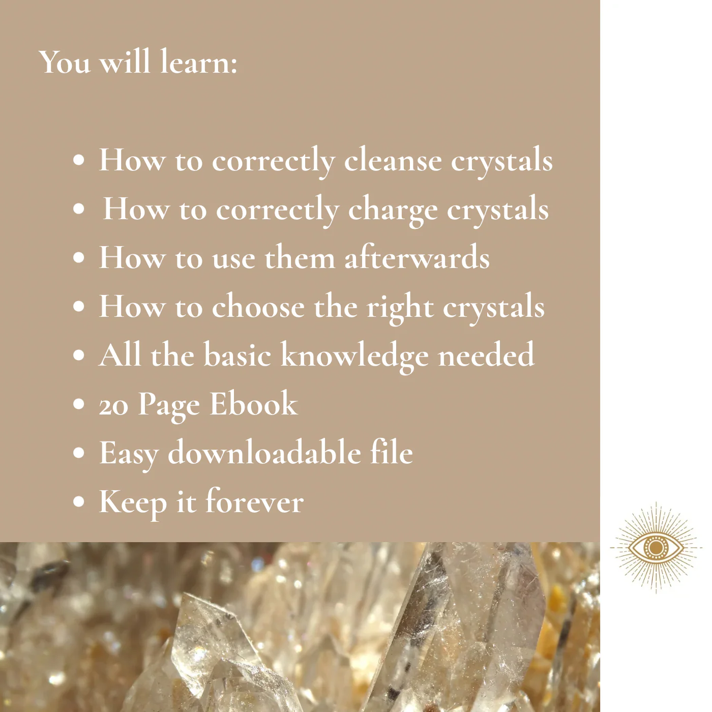 A Beginners Guide to Crystals: The Cleansing & Charging Ebook - Image 2