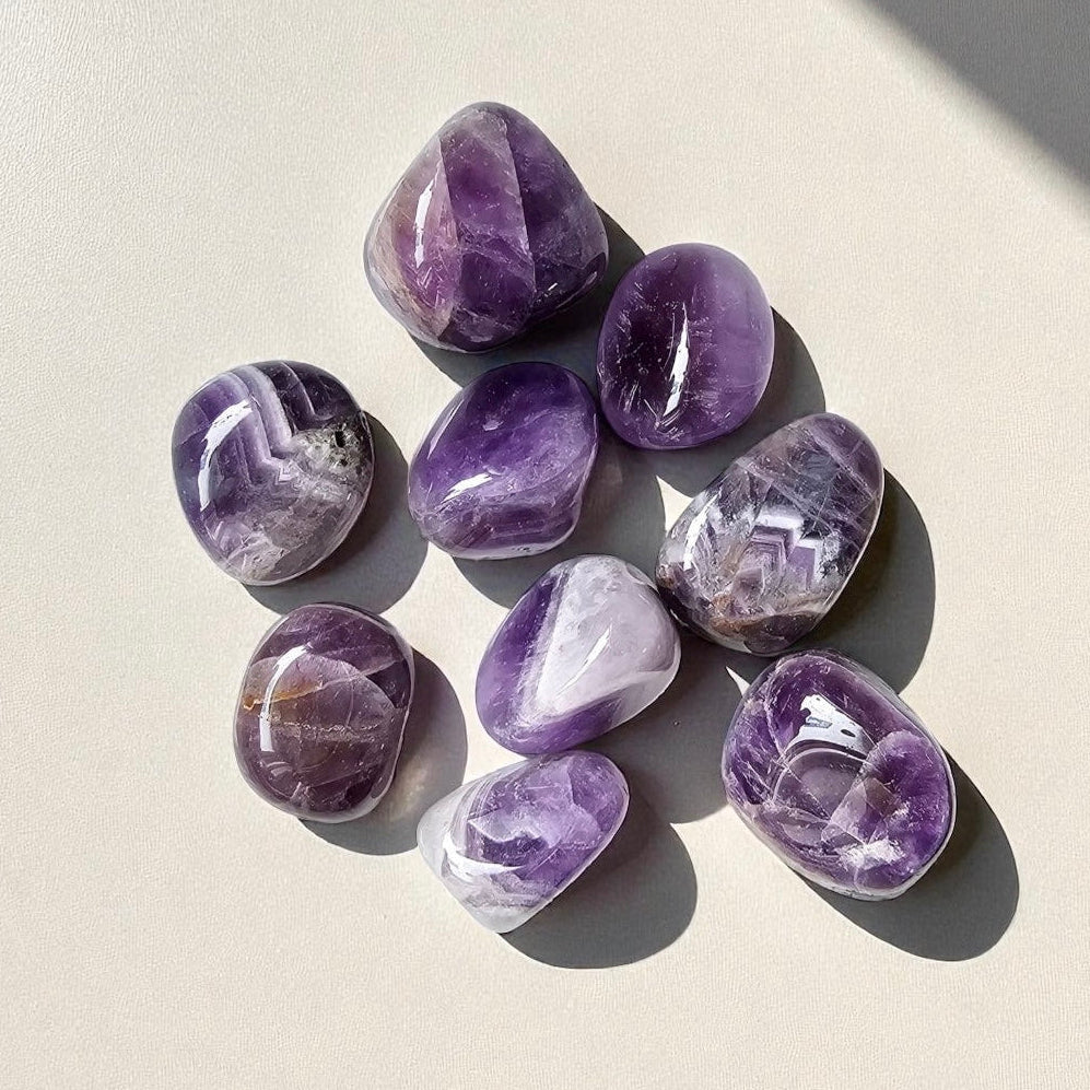 Amethyst Tumble Stone | Calm | Tranquility | De-stress