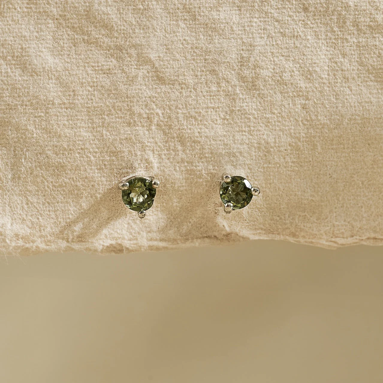 Moldavite Faceted Studs | Transformation | Expansion | Growth - Image 4