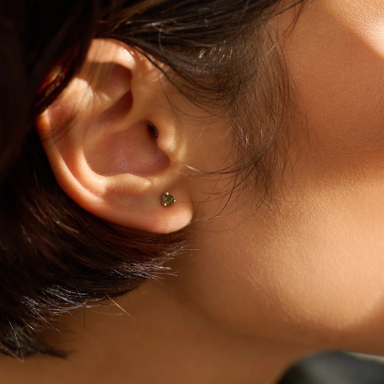 Moldavite Faceted Studs | Transformation | Expansion | Growth - Image 6