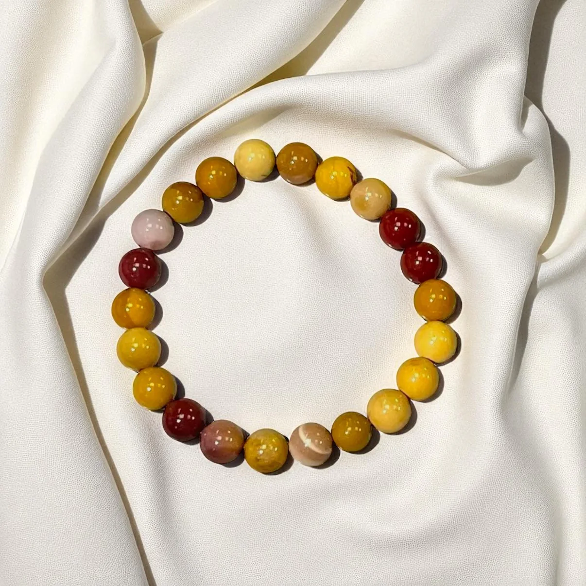 Mookaite Jasper Bracelet | Grounding | Balance | Support - Image 2