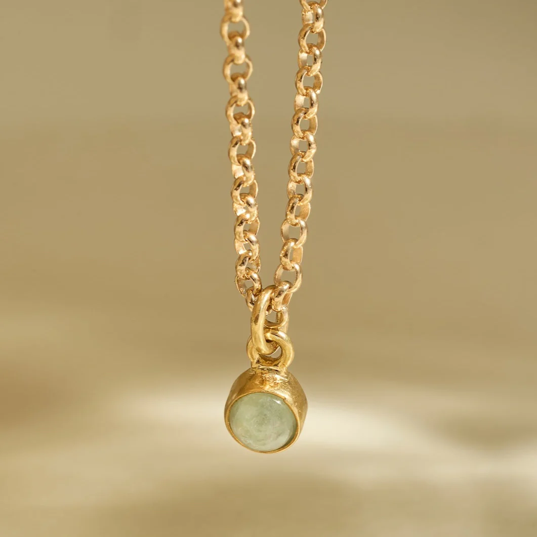 The 'Sunburst' Gold Aquamarine Bracelet - Image 2
