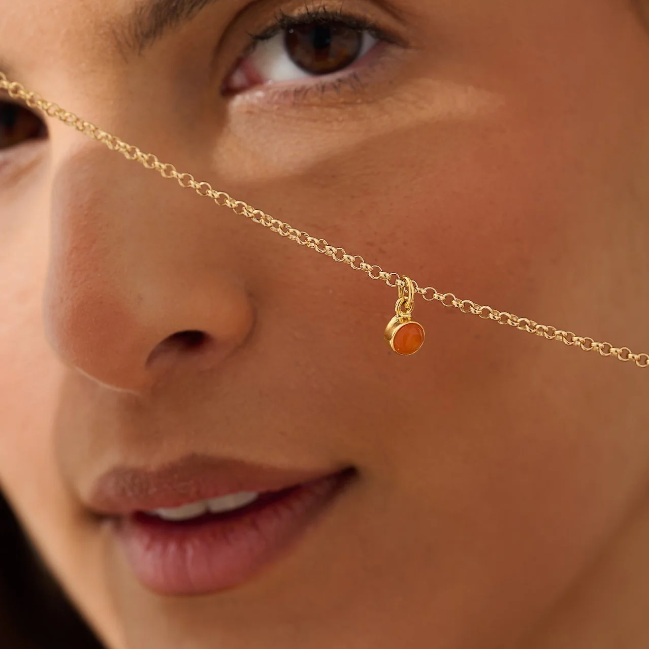 The 'Sunburst' Gold Carnelian Bracelet